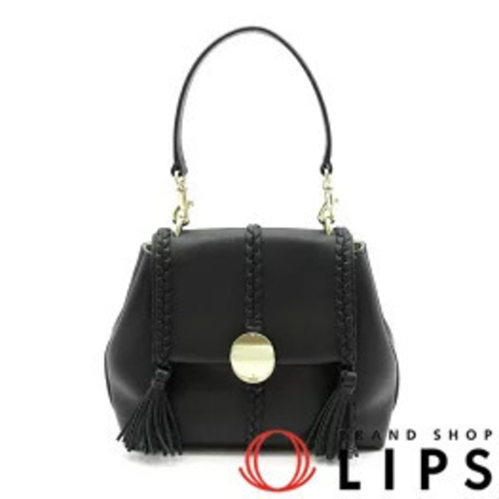Chloe Penelope Shoulder Bag Leather Handbag Black